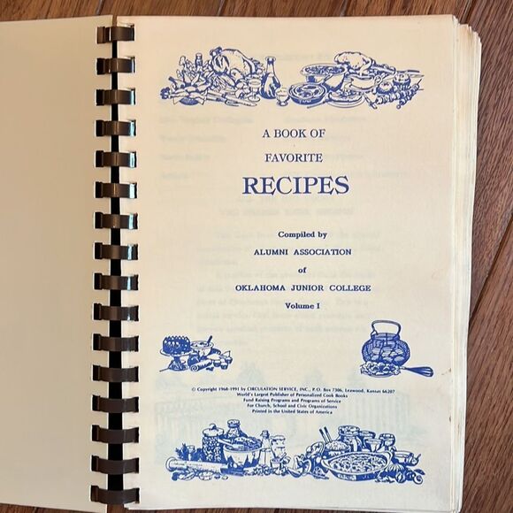 Vintage 1991 Volume 1 OJC Alumni Association Sharing Our Best Cookbook - Picture 3 of 5